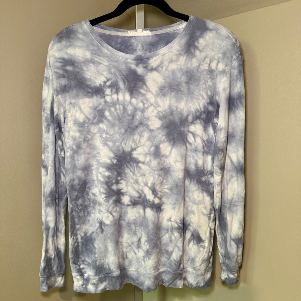 Workshop Republic Clothing Tie Dye Pullover Long Sleeve Top - XS